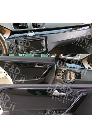 Volkswagen Passat B7 Torpido, Konsol, Trim, Göğüs Maun Kaplama  Parlak Siyah Renk