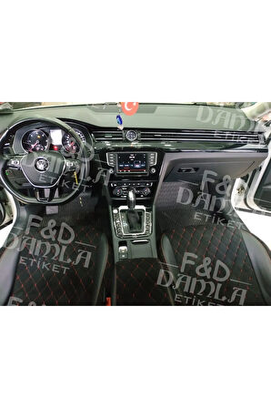 Volkswagen Passat B8 Torpido,Konsol,Trim,Göğüs Maun Kaplama Parlak Siyah Renk