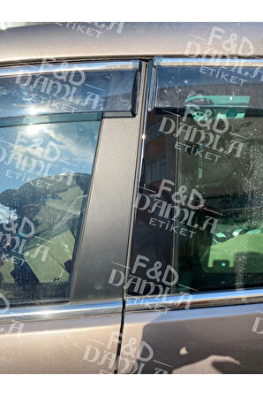 Hyundai Tucson 2015 - 2020 Kapı Direği Parlak Siyah Sütün Kaplama Set