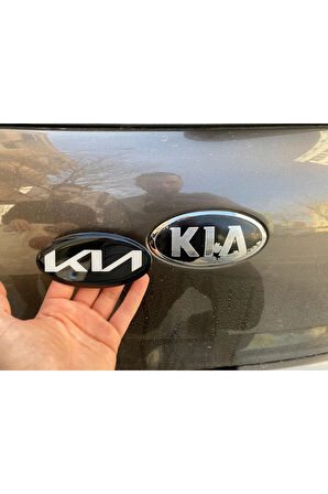 Kia Ceed Rio Cerato Rio Forte Picanto 117 X 58 MM Ön Arka Yeni Logo Damla Etiket