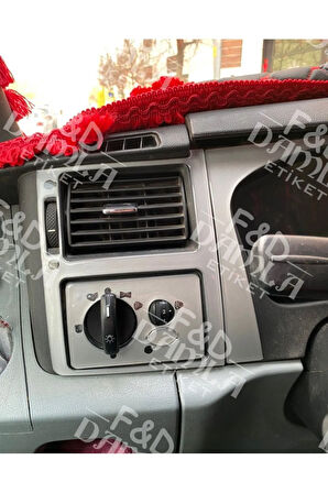 Ford Transit 2006-2013 Torpido, Konsol, Trim, Göğüs Maun Kaplama Gümüş Gri Renk