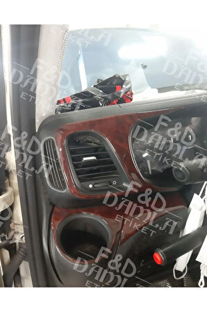 İveco Daily 2014-2019 Torpido, Konsol, Trim, Göğüs Maun Kaplama Maun Renk Full Set