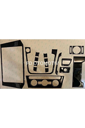 Volkswagen Passat B8 Torpido, Konsol, Trim, Göğüs Kaplama  Set Piano Black Renk Özel Dizayn