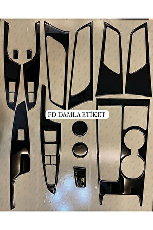 Hyundai Tucson 2015-2020 Torpido, Konsol, Trim, Göğüs Kaplama  Set Maun Renk Özel Dizayn