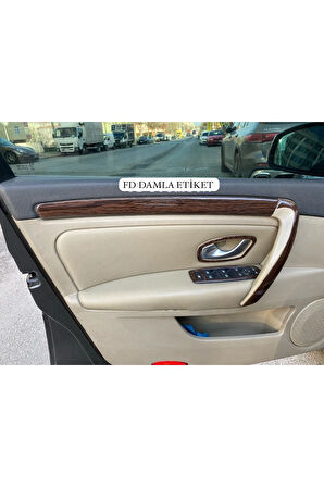 Renault Laguna 3 Full Set  Maun Kaplama  Set Koyu Meşe Özel Renk Özel Dizayn