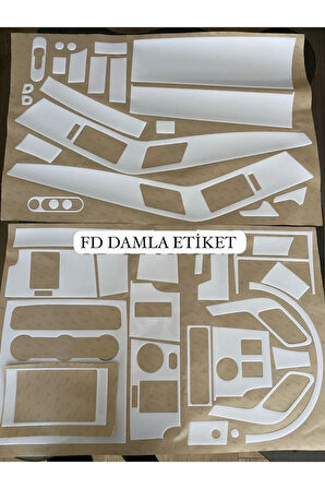 Mercedes Sprinter Full Set  Maun Kaplama  Set Beyaz Renk Özel Dizayn