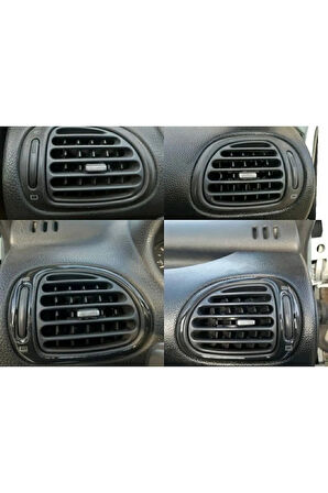 Peugeot 206 Maun Kaplama  Set Piano Black Renk Özel Dizayn