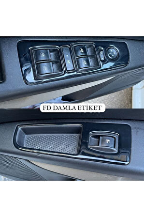 Fiat Linea Full Set  Maun Kaplama  Set Piano Black Renk Özel Dizayn