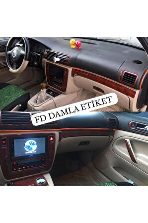 Volkswagen Passat B5 Torpido, Konsol, Trim, Göğüs Kaplama  Set Maun Renk Özel Dizayn