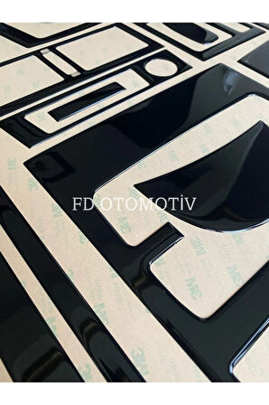 Fiat Albea , Palio Torpido, Konsol, Trim, Göğüs Kaplama  Set Piano Black Renk Özel Dizayn
