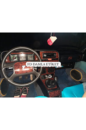 Fiat Tofaş Kartal Slx Torpido, Konsol, Trim, Göğüs Kaplama  Set Maun Renk Özel Dizayn