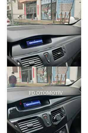 Renault Latitude Full Set  Torpido, Konsol, Trim, Göğüs Kaplama  Set Piano Black Renk Özel Dizayn
