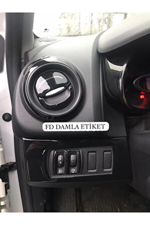 Renault Clio 4 Full Set  Torpido, Konsol, Trim, Göğüs Kaplama  Set Piano Black Renk Özel Dizayn