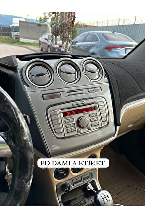 Ford Connect 2009 - 2014 Torpido, Konsol, Trim, Göğüs Kaplama  Set Gümüş Gri Renk Özel Dizayn