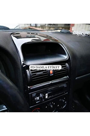Opel Astra G Konsol Kaplama  Parlak Siyah  Manuel Vites , Analog KlimaÖzel Dizayn