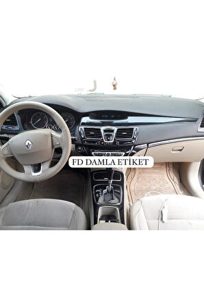 Renault Laguna 3 Full Set  Torpido, Konsol, Trim, Göğüs Kaplama  Set Piano Black Renk Özel Dizayn