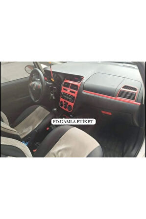 Fiat Linea Full Set  Maun Kaplama  Set Kırmızı Renk Özel Dizayn