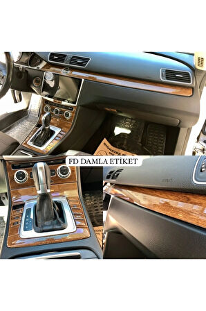 Volkswagen Passat B7 Torpido, Konsol, Trim, Göğüs Kaplama  Set Fındık Ağacı Özel Renk Özel Dizayn