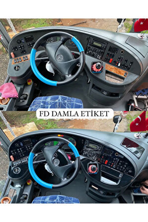 Mercedes Travego Full Set  Torpido, Konsol, Trim, Göğüs Kaplama  Set Piano Black Renk Özel Dizayn