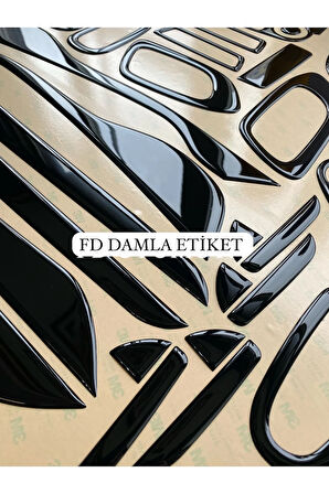 Peugeot 301 Torpido, Konsol, Trim, Göğüs Kaplama  Set Piano Black Renk Özel Dizayn