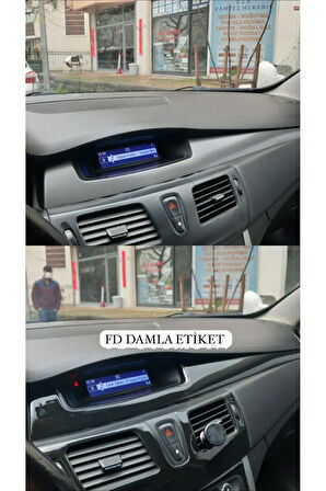 Renault Latitude Full Set  Maun Kaplama  Set Piano Black Renk Özel Dizayn
