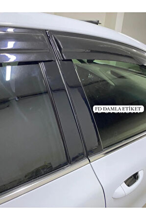 Kia Ceed 2012-2018 Piano Black Parlak Siyah  Kapı Direk Set Özel Dizayn