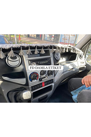 Iveco Daily 2006 Torpido, Konsol, Trim, Göğüs Kaplama  Set Gümüş Gri Renk Özel Dizayn