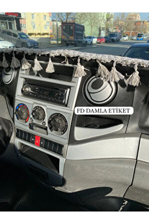 Iveco Daily 2006 Torpido, Konsol, Trim, Göğüs Kaplama  Set Gümüş Gri Renk Özel Dizayn