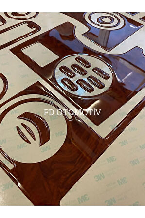 Renault Master 2 Torpido, Konsol, Trim, Göğüs Kaplama  Set Maun Renk Özel Dizayn