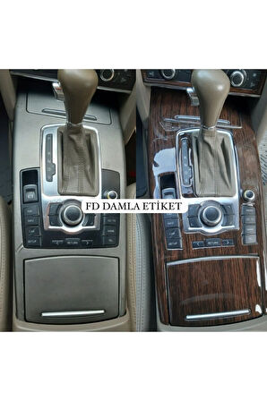 Audi A6 C6 Torpido, Konsol, Trim, Göğüs Kaplama  Set Koyu Meşe Özel Renk Özel Dizayn