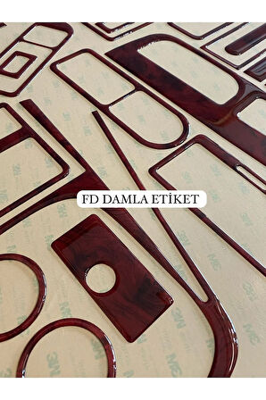 Volkswagen Bora Maun Kaplama  Set Maun Renk Özel Dizayn