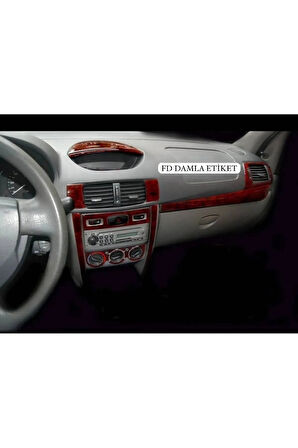 Renault Symbol 2009 - 2013 Torpido, Konsol, Trim, Göğüs Maun Kaplama  Maun Renk Özel Dizayn