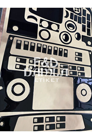 Otokar Sultan 2010 Üzeri Full Set Torpido, Konsol, Trim, Göğüs Maun Kaplama Parlak Siyah Renk