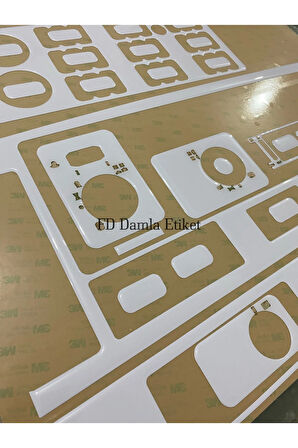 Mercedes Actros 1996 - 2000 Torpido, Konsol, Trim, Göğüs Maun Kaplama Beyaz Renk