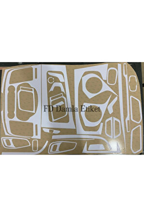 Ford Transit 2020 - 2023 Full Set Beyaz Renk Maun Kaplama