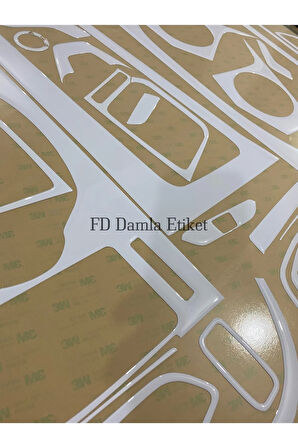 Ford Transit 2020 - 2023 Full Set Beyaz Renk Maun Kaplama