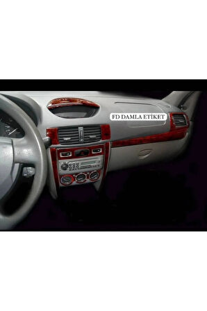 Renault Symbol 2009 - 2013 Torpido, Konsol, Trim, Göğüs Maun Kaplama Maun Renk