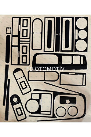 Volkswagen Bora Full Set Maun Kaplama Seti Piano Black Renk
