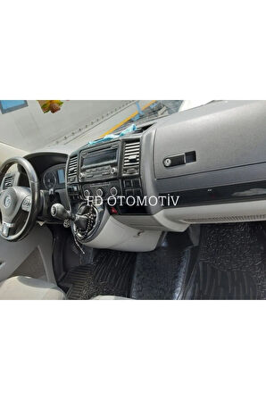 Volkswagen Transporter T6 Torpido, Konsol, Trim, Göğüs Kaplama Seti Piano Black Renk