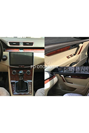 Volkswagen Passat B7 Torpido, Konsol, Trim, Göğüs Kaplama Seti Maun Renk