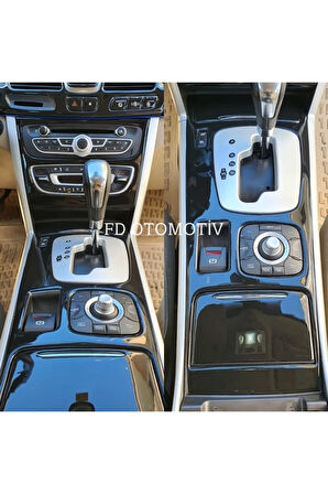 Renault Latıtude Full Set Torpido, Konsol, Trim, Göğüs Kaplama Seti Piano Black Renk
