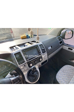 Volkswagen Transporter T6 Torpido, Konsol, Trim, Göğüs Kaplama Seti Gümüş Gri Renk