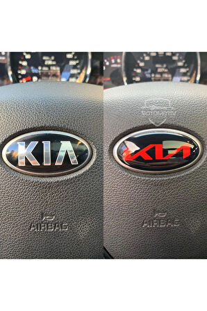 Kıa Ceed Direksiyon Logo Kırmızı