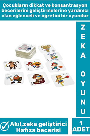 Özel Seri Görsel Algı Zeka Hafıza Geliştirici Eğlenceli Eğitici Grup Takım Oyunu FARKI BUL