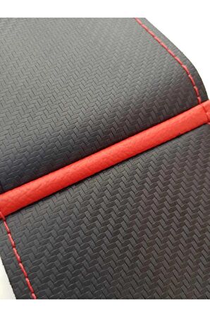 Toyota Yaris 2011 için direksiyon uyumlu spor deri koruyucu dikme kılıf - Lüks Karbon model