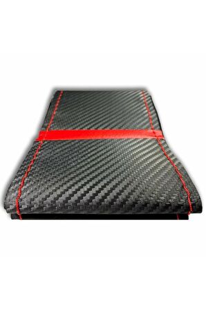 Renault Clio 1997 için direksiyon uyumlu spor deri koruyucu dikme kılıf - Lüks Karbon model