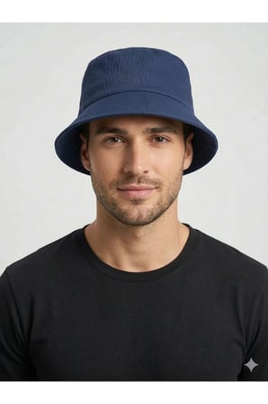 YAZLIK BUCKET MODEL PAMUKLU GABARDİN KUMAŞ KOVA ŞAPKA