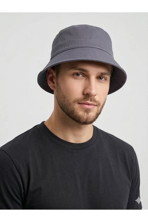 YAZLIK BUCKET MODEL PAMUKLU GABARDİN KUMAŞ KOVA ŞAPKA