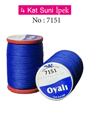 Oyalı 4 Kat Suni İpek İplik İğne Oyası Boncuk İpi Tığ Oyası No:7151
