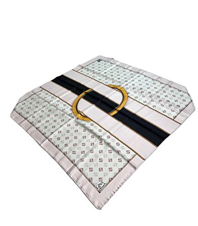 Levidor 90*90 Twil İpek Eşarp  (02135)